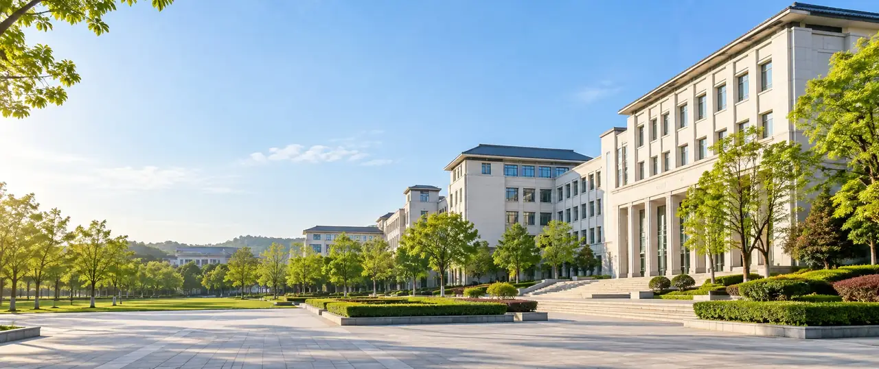 环球国际继续教育学院网站的校园主题配图